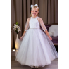White First Holy Communion Dress Style LWCD-218