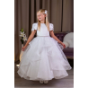 Linzi Jay Layered Organza White First Holy Communion Dress