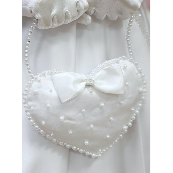White First Holy Communion Handbag