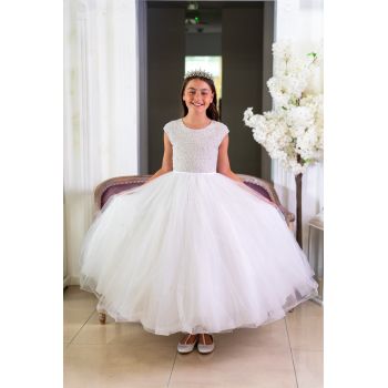 Sweetie Pie White First Holy Communion Dress