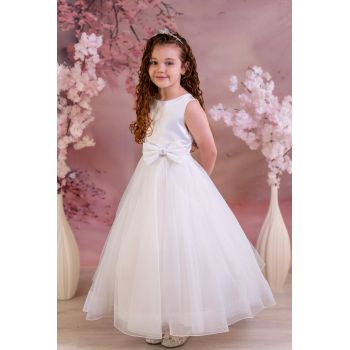 White First Holy Communion Dress