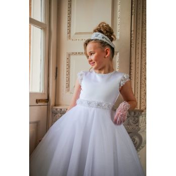 White First Holy Communion Dress