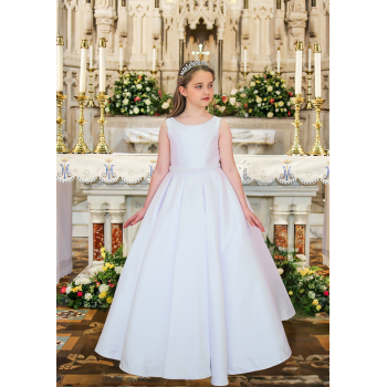 White First Holy Communion Dress