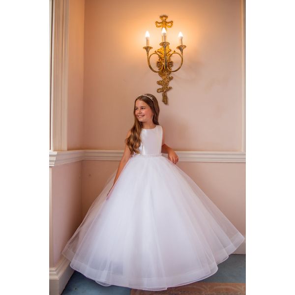 White First Holy Communion Dress