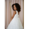 HANDMADE IVORY FIRST HOLY COMMUNION DRESS BY TETER WARM