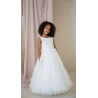 HANDMADE IVORY FIRST HOLY COMMUNION DRESS BY TETER WARM