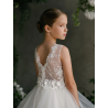 HANDMADE IVORY FIRST HOLY COMMUNION DRESS BY TETER WARM