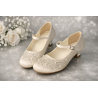 Sweetie Pie Ivory First Holy Communion Flat Shoes