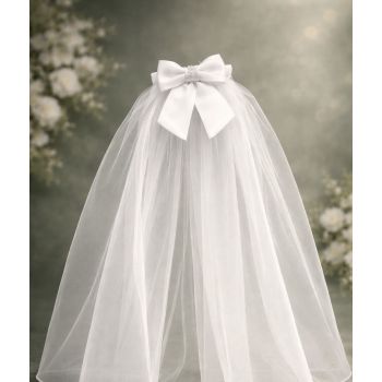 White First Holy Communion Veil