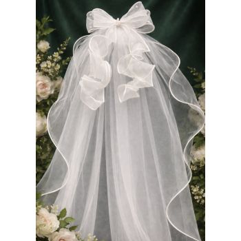 White First Holy Communion Veil