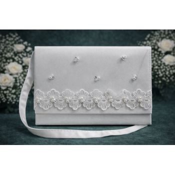 White First Holy Communion Handbag