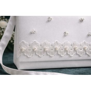 White First Holy Communion Handbag