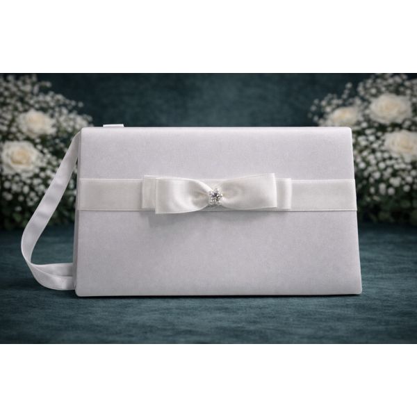 White First Holy Communion Handbag
