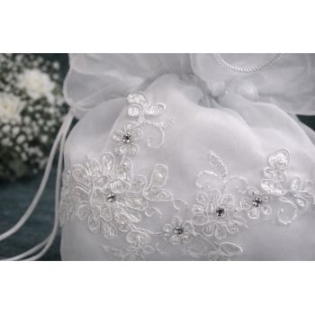 White First Holy Communion Handbag