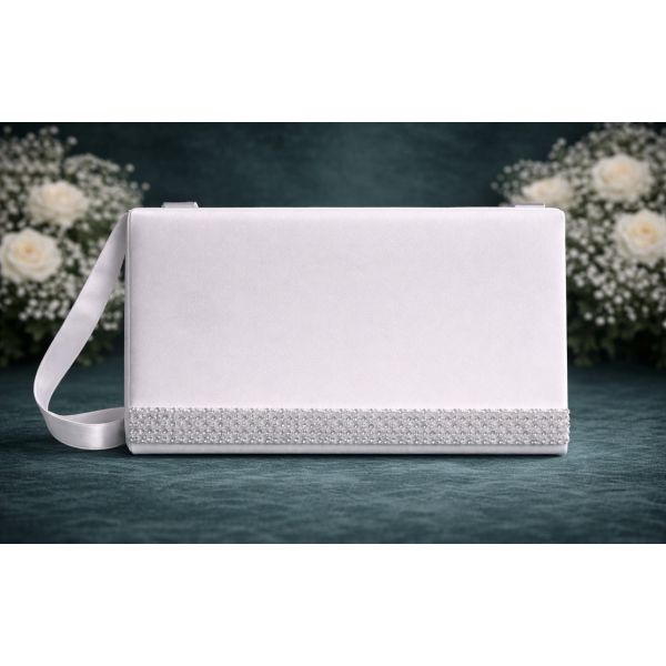 White First Holy Communion Handbag
