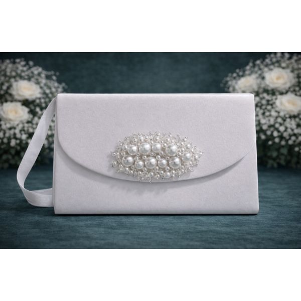 White First Holy Communion Handbag