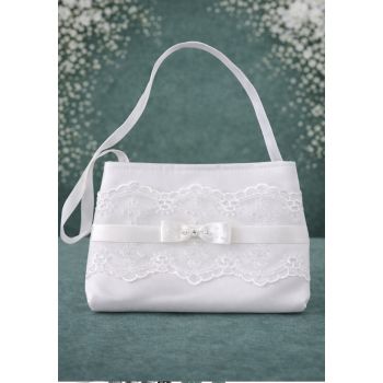 White First Holy Communion Handbag