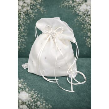WHITE FIRST HOLY COMMUNION HANDBAG