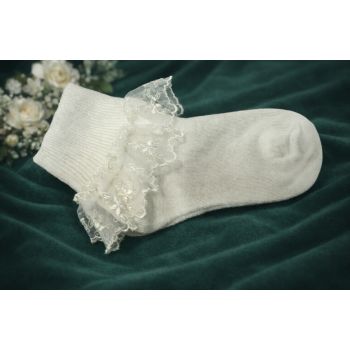 Ivory First Holy Communion Socks