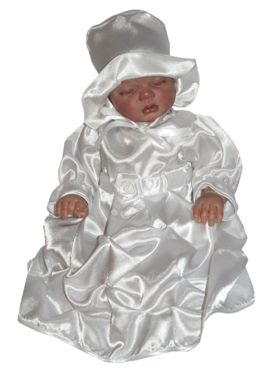 Christening Dress White Pearl