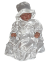 Christening Dress White Pearl
