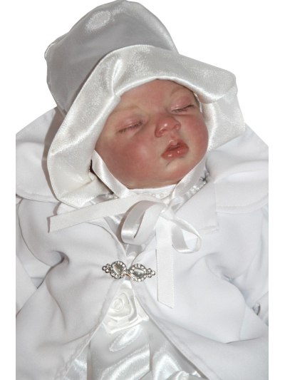 Christening Dress White Pearl