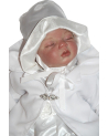 Christening Dress White Pearl