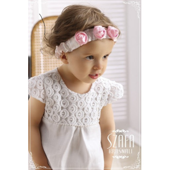 Linen Christening Dress WB007