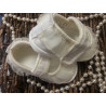 Christening Shoes M/baby Slippers Ivory