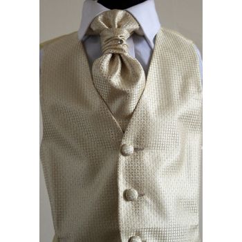 Gold Boys Waistcoats Set in Gift Set