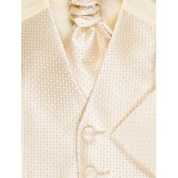 Gold Boys Waistcoats Set in Gift Set