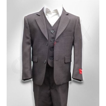 3 Pc Italian Design Grey Communion Page Boys Suit