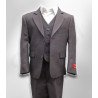 3 Pc Italian Design Grey Communion Page Boys Suit