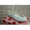 Rochelle white communion/ flower girl shoes Style R034