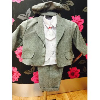 Grey 6 piece Page Boy/Christening Suit