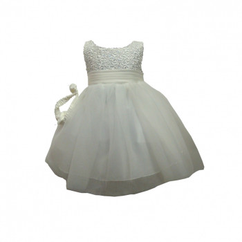 Ivory Seeva flower girl /Christening dress Style pc1025
