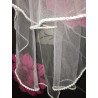 Communion Veil with Diamond Edging by Little People Style 797