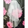 Communion Veil with Diamond Edging by Little People Style 797