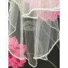 Communion Veil with Diamond Edging by Little People Style 797
