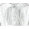 Sarah Louise Ivory Short Sleeved Christening Romper Style 232SZ