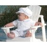 Sarah Louise Boys Christening Romper Style 243Z