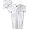 Sarah Louise Boys Christening Romper Style 243Z