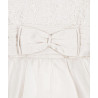 Couche Tot Girls/Baby Girls Ivory Ribbon Special Occasion Dress Style CT1321