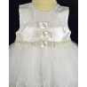 Lovely Christening/Special Occasions Dress with Matching headband 123070
