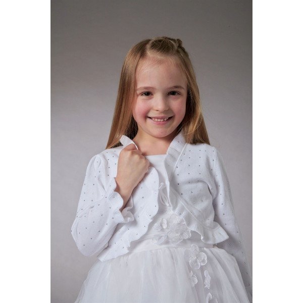 Couche Tot White Communion/Special Occasions Cardigan DIAMONDS Couche Tot White Communion/Special Occasions Cardigan DIAMONDS