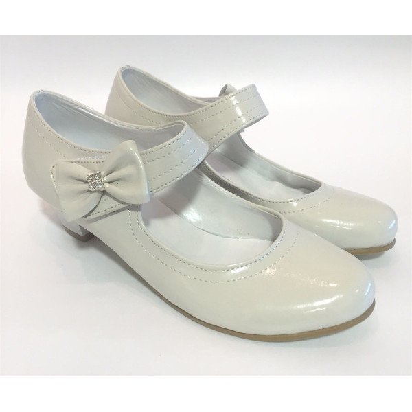 Girls Leather Ivory Christening Special Occasions Shoes Style 130 Girls Leather Ivory Christening Special Occasions Shoes Style 130