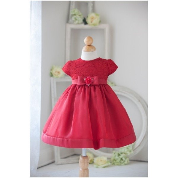 Red Flower Girls Dress by Sevva Style B815 Red Flower Girls Dress by Sevva Style B815