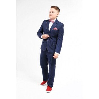 2 Piece Elegant Navy Communion/Weddings/Special Occasions Suit Style DAWID S