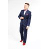2 Piece Elegant Navy Communion/Weddings/Special Occasions Suit Style DAWID S
