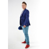 Navy Elegant Special Occasions Jacket Style RAFAEL